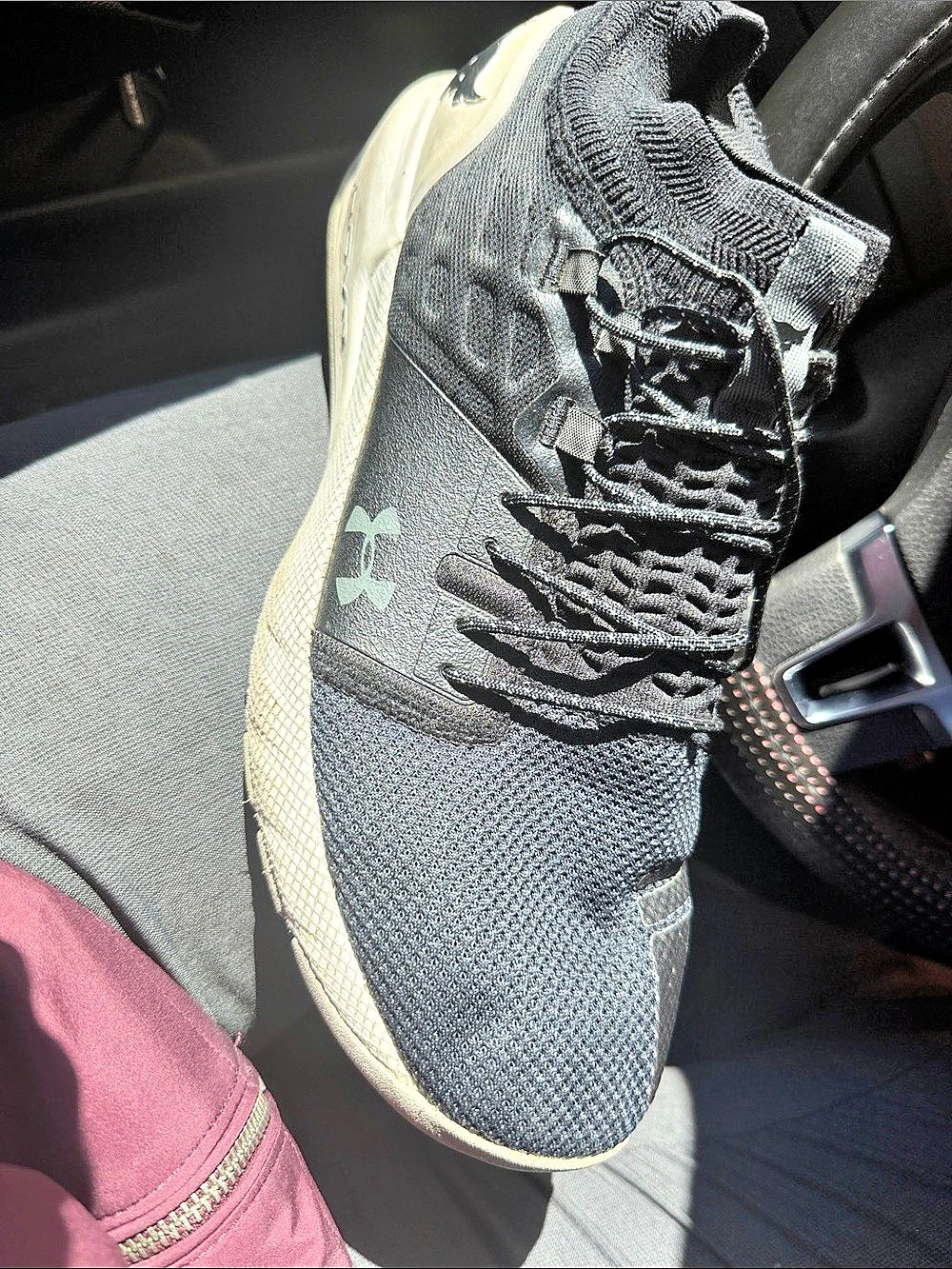 Under Armour TriBase Reign 4 Project Rock Black Athletic Shoes